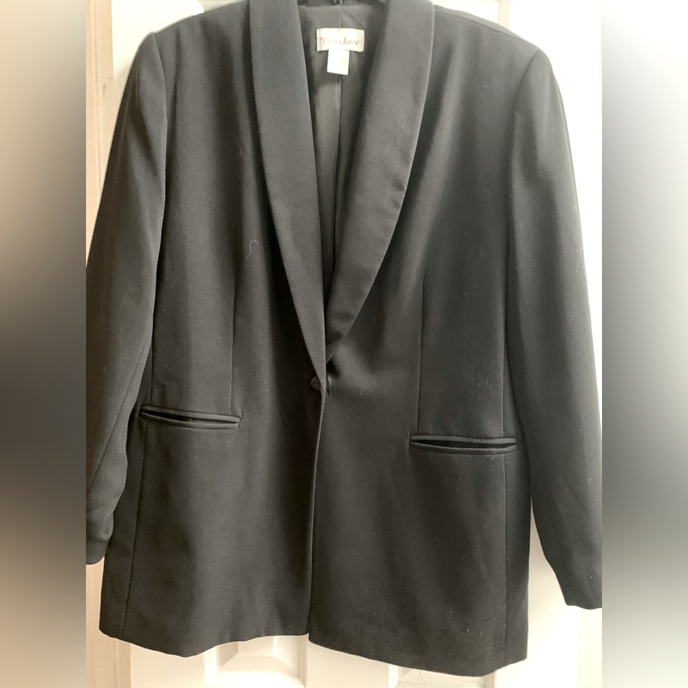 Black longer Blazer